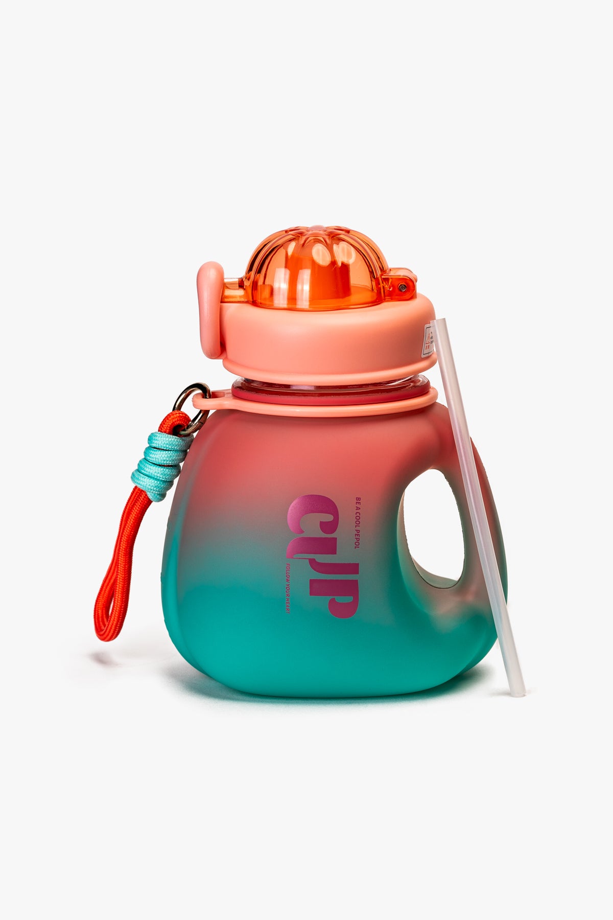 Botella De Agua Con Agarre 1000ml Rosa Turquesa Chinitown Chinitown